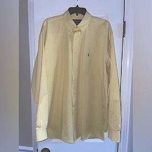 Ralph Lauren Men’s XL Yellow Cotton Oxford Shirt